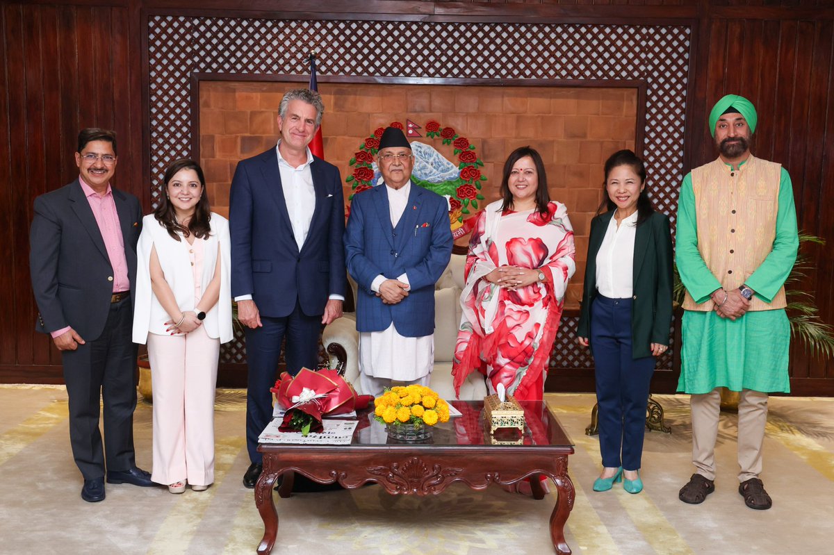 Met with The New York Times’ International President Stephen Dunbar-Johnson, along with Nepal Republic Media Chairman Binodraj Gyawali, Director Shobha Gyawali, and others. #NepalMedia #GlobalNews <a href="/nytimes/">The New York Times</a>