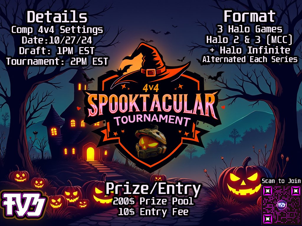 We are doing something a little bit different for this draft tournament.

THREE Halo Games, ONE Tournament.
Halo 3, Halo 2 and Halo Infinite.
Make sure you have both Halo MCC and Halo Infinite Installed before you sign up for this!

<a href="/Tylenul/">Tylenul</a> Will be joining us on this one.

Sign