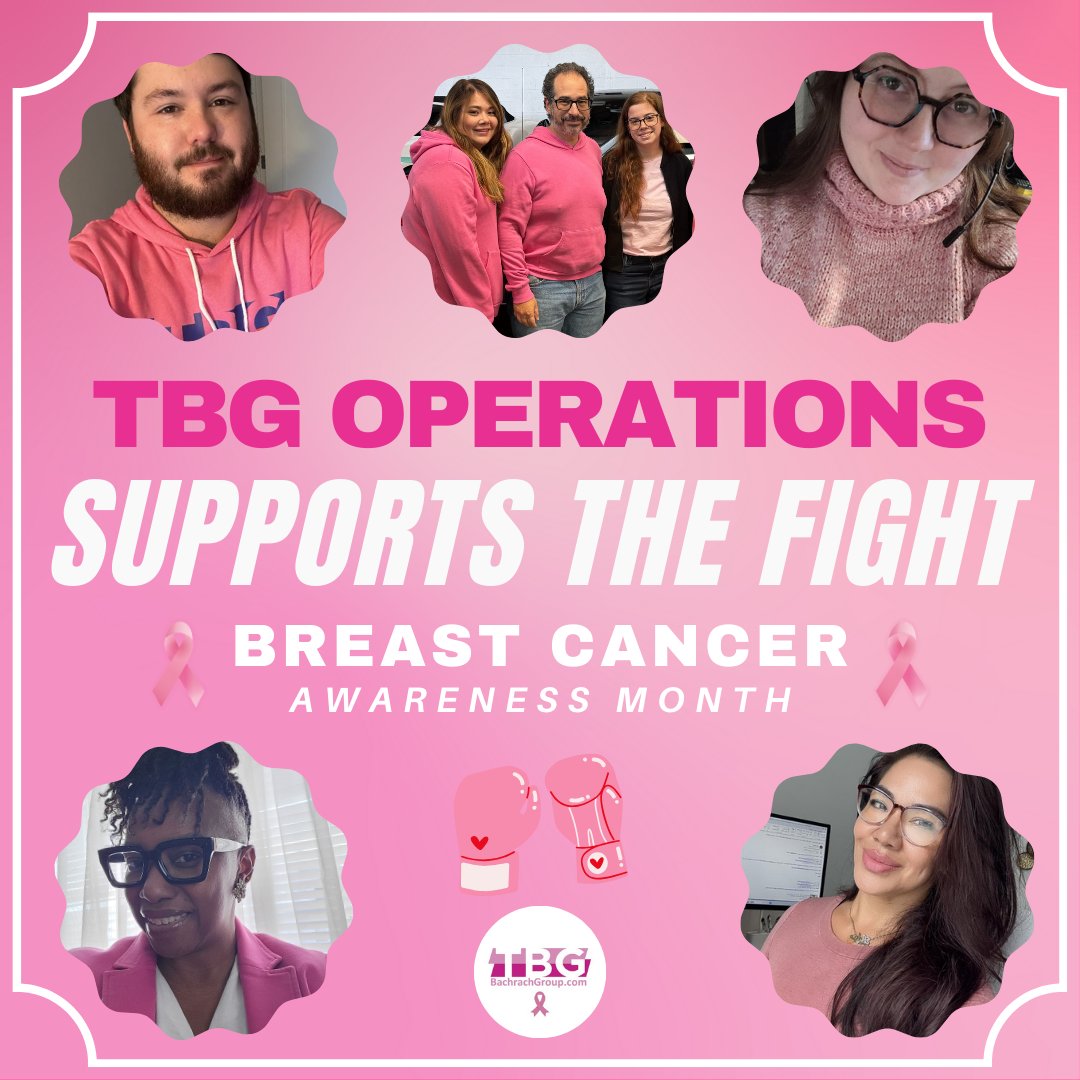 In honor of Breast Cancer Awareness Month, TBG showed our support by hosting a company-wide 'Wear Pink Day'. Together, we raise awareness and stand strong in the fight against breast cancer.

#BreastCancerAwareness #PinkOctober #EarlyDetectionSavesLives #WeAreTBG