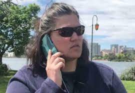 Karen Keith Ordering Another Set Of Attack Ads (2024, colorized)