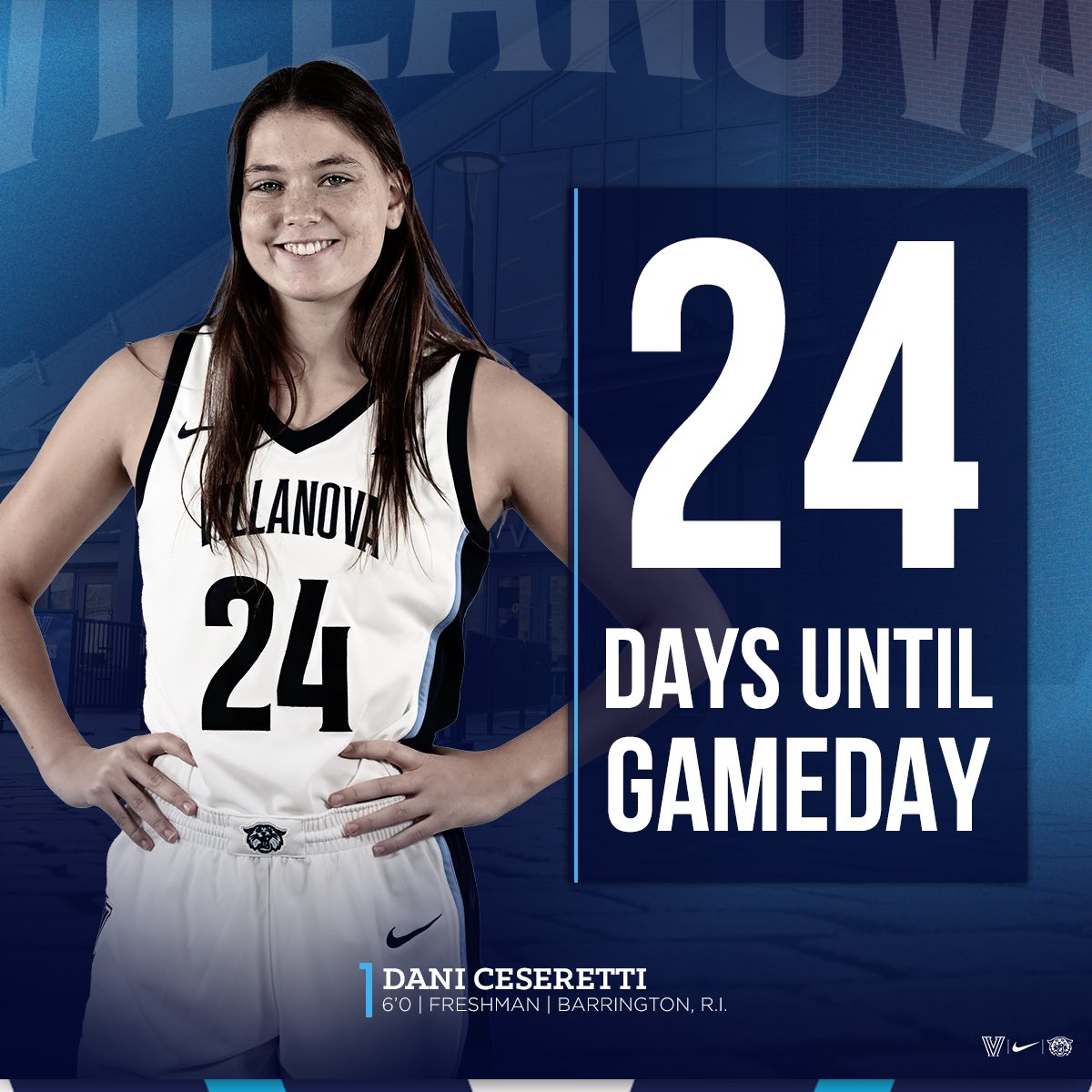 <a href="/DCeseretti/">Dani Ceseretti</a> days until we see you🫵 at the Finn, #NovaNation!

#GoNova