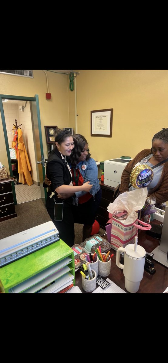 MsFullerhisd's tweet photo. Words cannot express how grateful I am for the leadership team, the teachers and support staff at Montgomery. We get feedback, we turn it around right away! Thank you all for such a special boss’s day https://t.co/GRHSb1gjXN