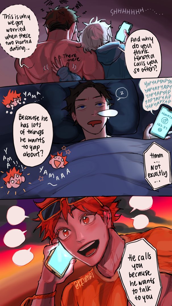 to you, from italy #3: a foreign idea ☎️
#kagehina #daisuga #haikyuu 