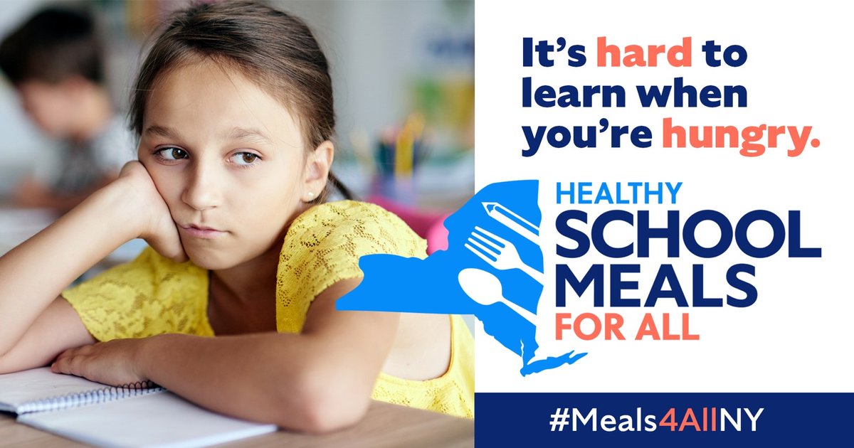 When school meals are not free for all students, the kids who need them most choose not to eat. #Meals4AllNY levels the playing field and creates equity in cafeterias so students feel comfortable getting the food they need at school. #NSLW24 SchoolMealsForAllNY.org
