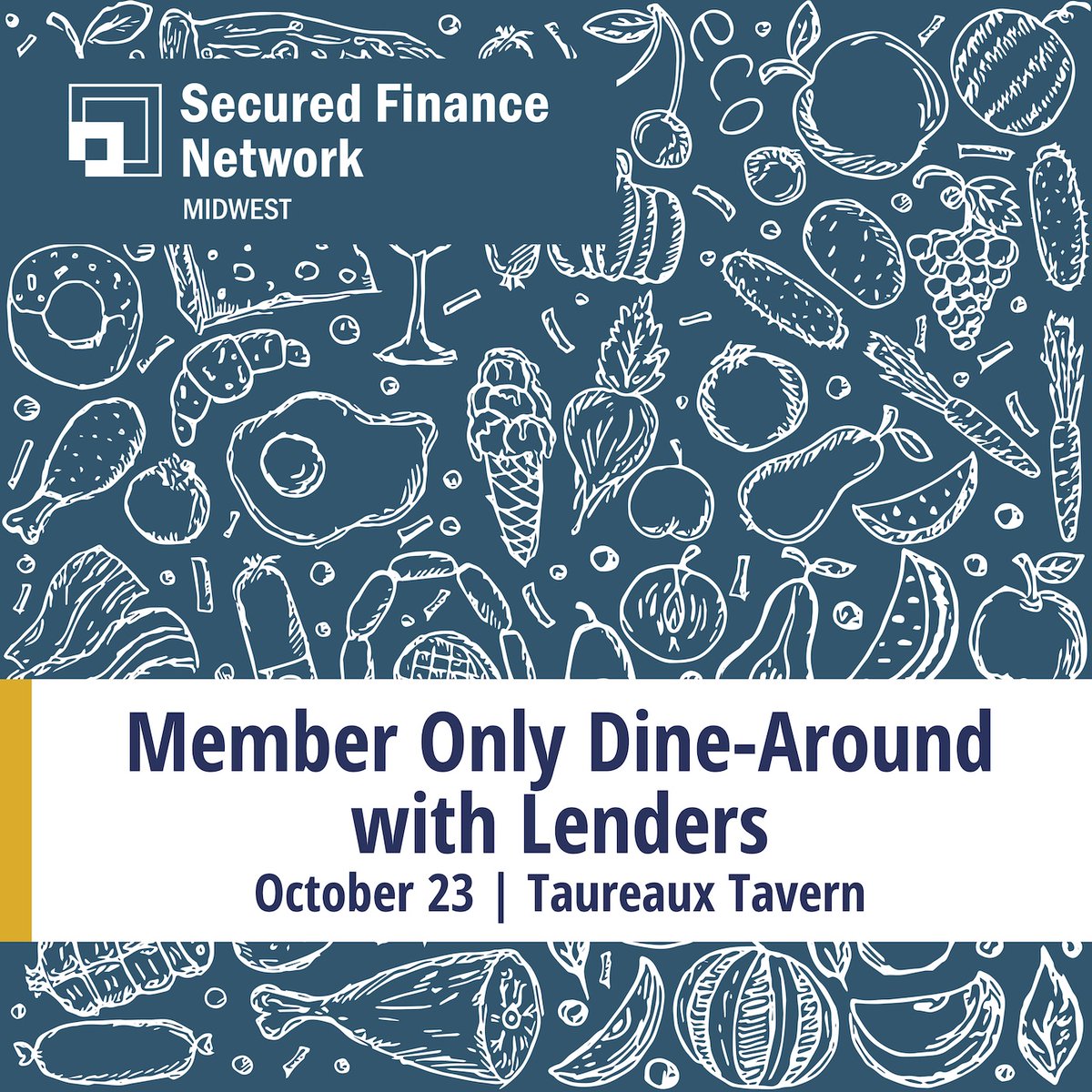 Join us on October 23rd for the Midwest Chapter’s Members Only Dine-Around with Lenders. Six industry leaders will host the tables giving attendees the opportunity to network with a different host for each of the three lunch courses.

Register here: lnkd.in/gvpTA3d7