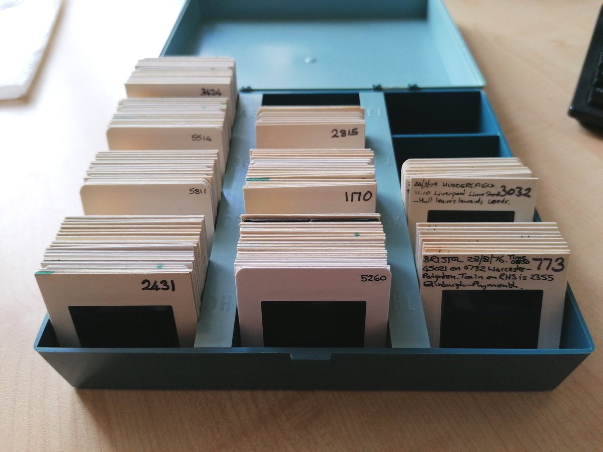 AndyChard1's tweet image. Just received this batch of slides from the 1970s for future volumes of the Beaten Track which I&apos;m enjoying sifting through and scanning today. @Platform5Rail