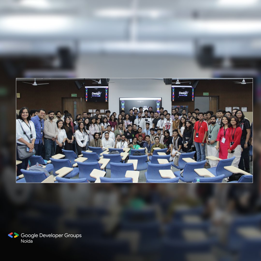 gdg_noida's tweet image. From interactive sessions to meaningful conversations, it was all about shaping the future of design together. Grateful to have you all been a part of such an incredible event! 🚀💡 #DesignSamvaad #CreativityInAction #DesignForTomorrow #2024Event #InnovationThroughDesign