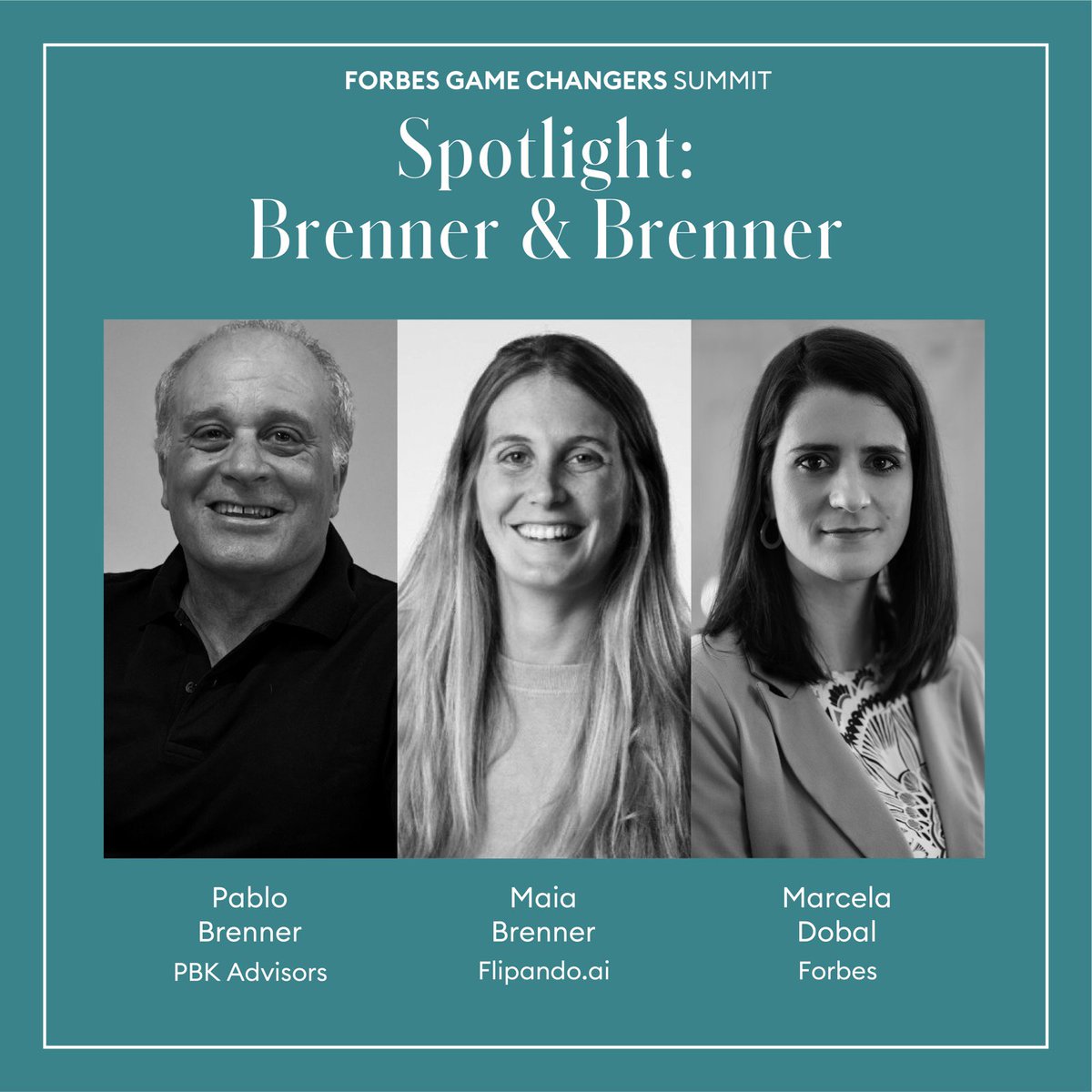 Forbes Uruguay 🇺🇾 (@forbesuruguay) on Twitter photo 📣 El 31 de octubre tendrá lugar la segunda edición local de Forbes Game Changers Innovation Summit.
Spotlight: Brenner & Brenner
Modera: <a href="/marcedobal/">Marcela Dobal</a>
👉 Evento presencial por invitación en @hyattcentricmvd.
📍Por más información: summitforbes@forbesuruguay.com 📣 El 31 de octubre tendrá lugar la segunda edición local de Forbes Game Changers Innovation Summit.
Spotlight: Brenner & Brenner
Modera: <a href="/marcedobal/">Marcela Dobal</a>
👉 Evento presencial por invitación en @hyattcentricmvd.
📍Por más información: summitforbes@forbesuruguay.com