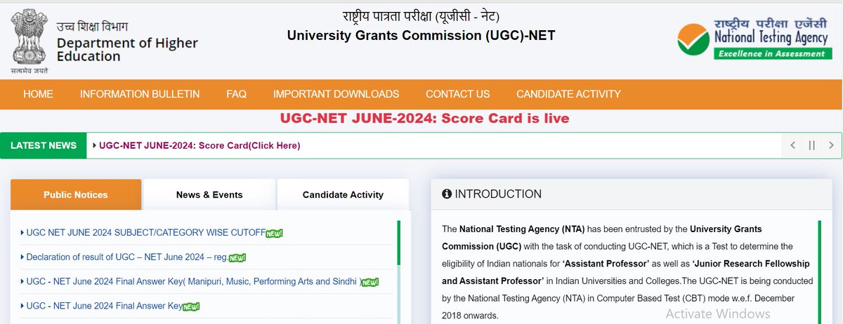 DivyaCricket's tweet photo. UGC NET June Result 2024 out; Check Scorecard, Cutoff Direct Link

#UGCNETResult2024 #UGCNET #UGCNET2024 #UGCNETResult #ntadeclarejune2024result 

https://t.co/pBb9boGqMu https://t.co/AlQttxUfhC