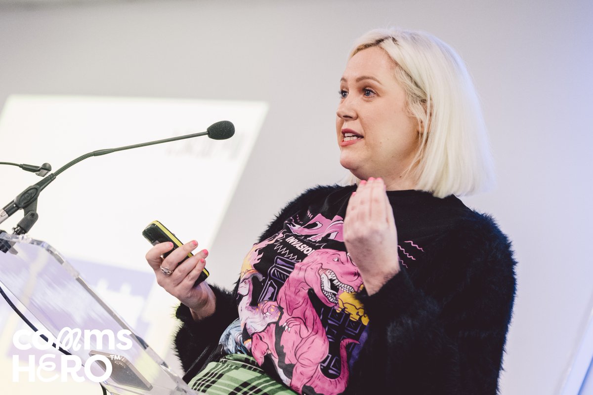 Who else would we have to close out Comms Hero 10 than bonafina #CommsHero legend <a href="/HelReynolds/">Hel Reynolds</a>? She's telling us how to be unboring right now!