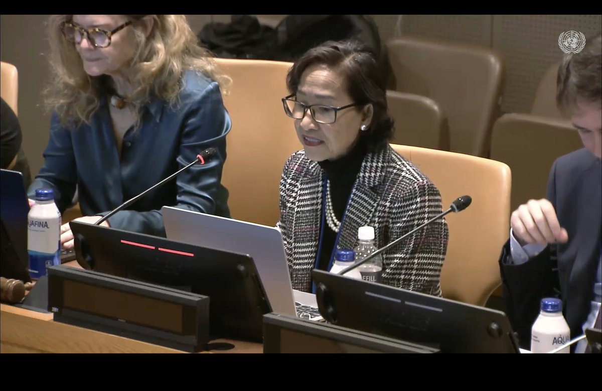 gnwp_gnwp's tweet photo. GNWP’s🟣 CEO &amp; Founder, @MavicCBalleza starts the conversation by reminding that we are on the eve of a milestone🌟 in the work in internal peace🕊️ &amp; security⛑️

🚨 Mavic also highlighted the 5️⃣th anniversary of the partnership🤝 between @NYUCGA &amp; GNWP to advance #WPS + #YPS https://t.co/7fQ9ukeQ9A