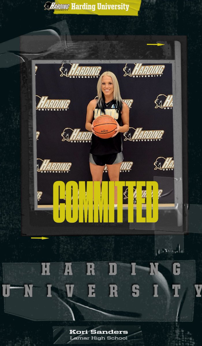 I am so blessed to announce my commitment to Harding University. I want to most importantly thank God, my family, and everyone who has been a part of my recruiting process; I couldn't have done it without you all.  I am beyond excited to see where Harding takes me! GO BISONS!!