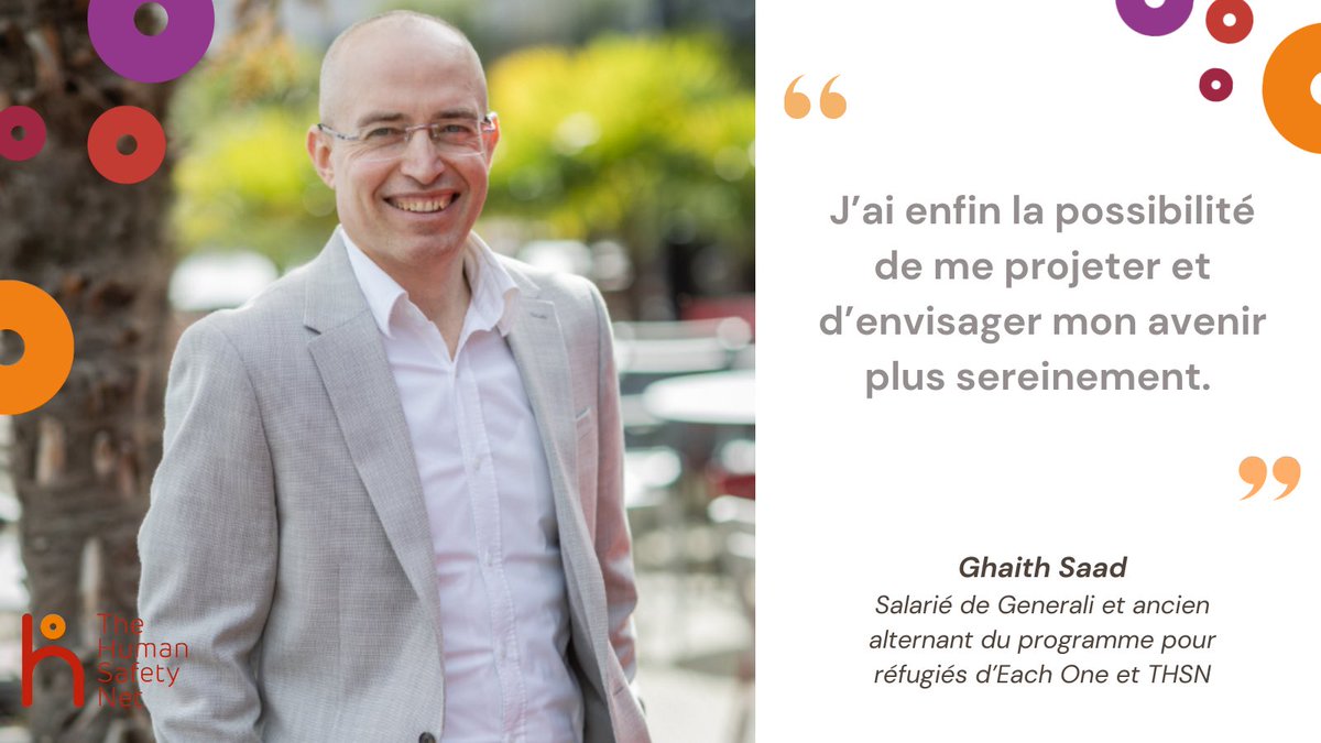 C’est l’histoire de Ghaith, réfugié syrien devenu data analyst chez <a href="/GeneraliFrance/">Generali France</a>. Avec le soutien de son tuteur et #THSN4Refugees en partenariat avec <a href="/EachOne/">John Lemon</a>, il a transformé son parcours en une nouvelle chance de carrière et de vie.
Son parcours ici 👉shorturl.at/VrLEX