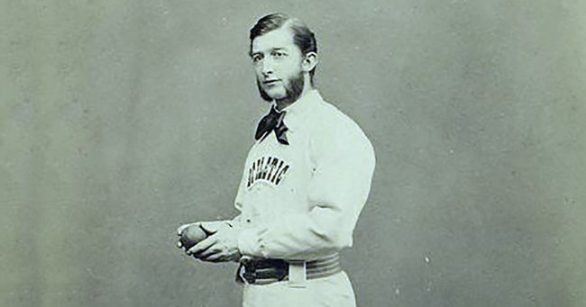 BaseballFact's tweet image. The Philadelphia Athletics played 55 games in 1874 and pitcher/manager Dick McBride threw 55 complete games.