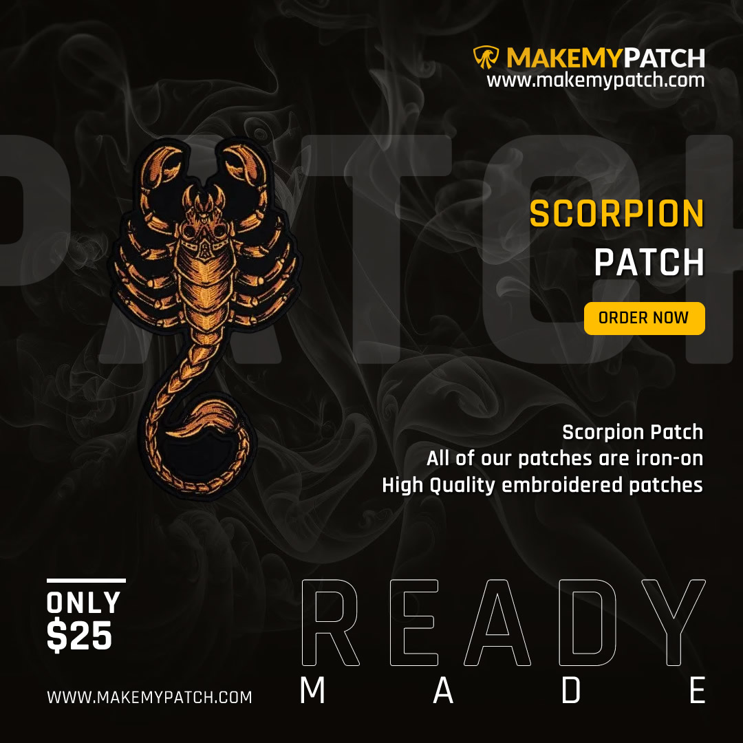 makemypatchnow's tweet image. The Scorpion Patch is perfect for those who embrace power, resilience, and mystery, featuring a striking scorpion design that captures attention on any jacket or bag.

Order now: 

makemypatch.com/product/scorpi…

#ScorpionPatch #EmbroideredPatch #BikerPatch #PowerPatch #DIYPatch