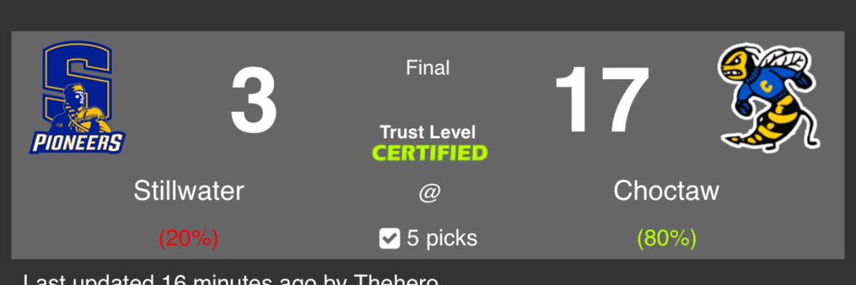 <a href="/jacketsftball/">Choctaw High School Softball</a> moving on to 2nd round … tomorrow at 11 am.