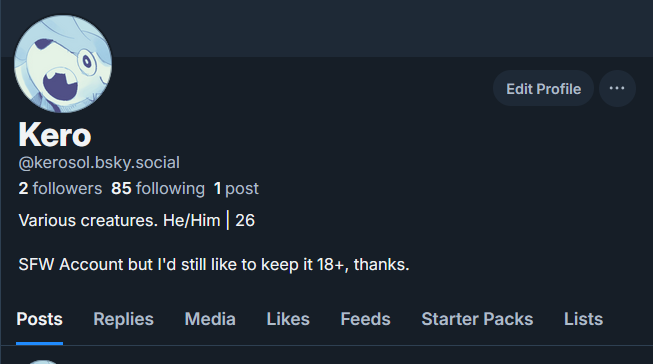 hi, nothing there yet but id like to start crossposting here whenever i do resume uploading junk