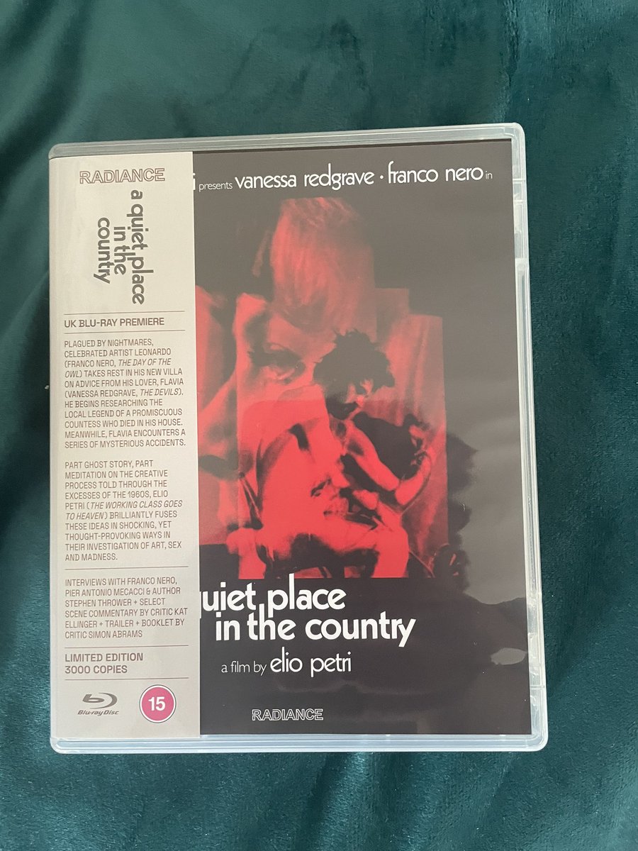 Another Petri release from <a href="/FilmsRadiance/">Radiance Films</a> that I can’t wait to sink my teeth into has just arrived!