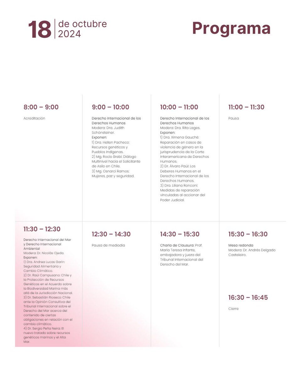 ¡Ya comienzan los XIV Coloquios de Derecho Internacional! ⚖️

📍Los esperamos en el Auditorio Gabriela Mistral FCJE UFRO!