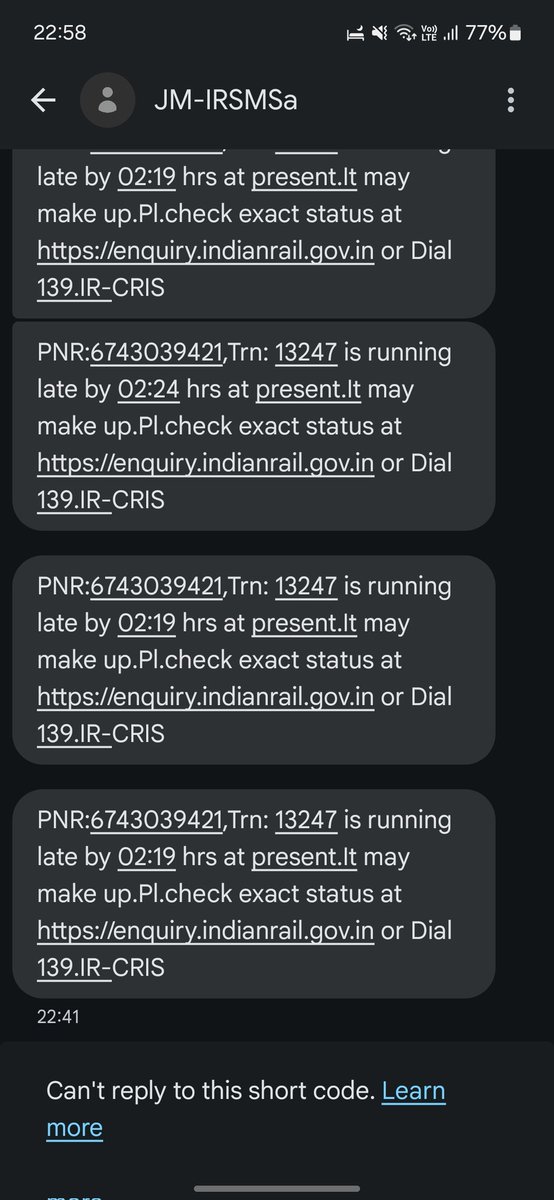 imprincekr05's tweet photo. @RailMinIndia #IndianRailways Train 13247 delayed by 2 hours! This has become a daily issue. When will the service improve? Passengers deserve better! #WorstService #TrainDelay @RailwaySeva @RailwayNorthern https://t.co/IHvRjl0cdb