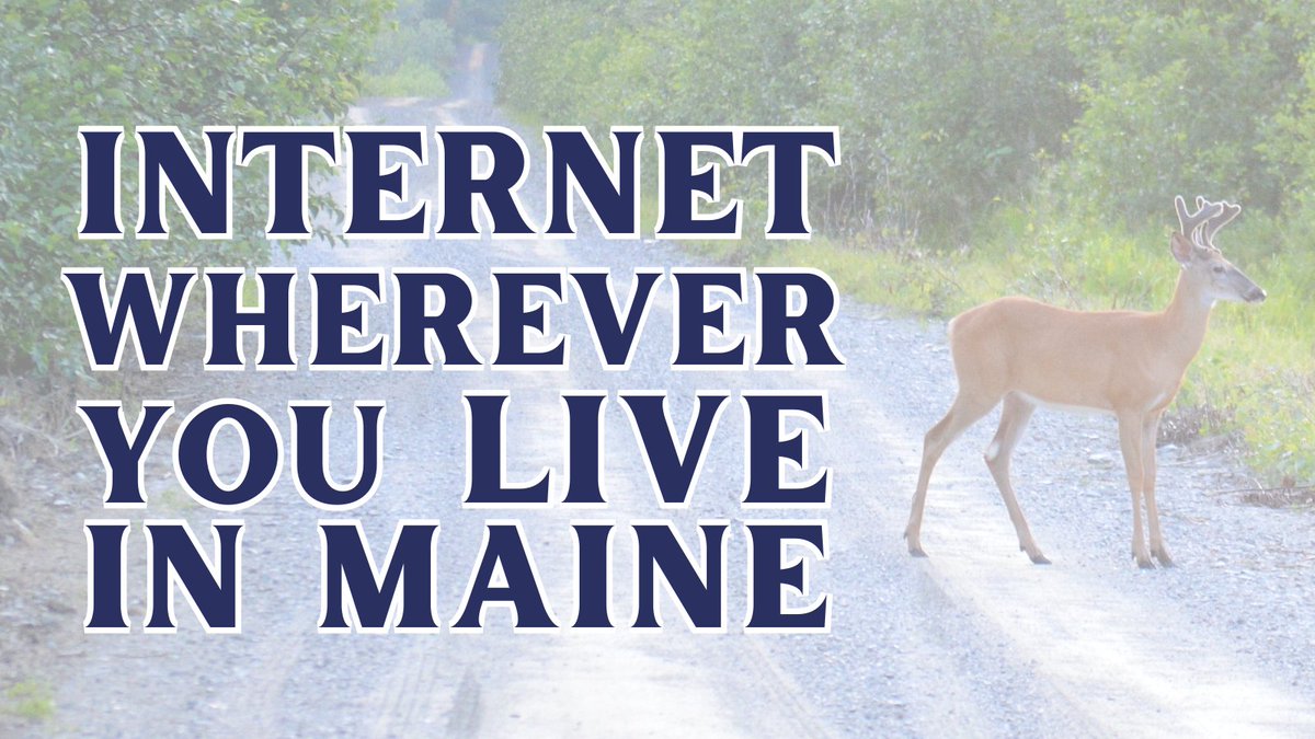 Two years ago, I set an ambitious goal of ensuring that anyone in Maine who wanted an internet connection would be able to have one by the end of 2024. We're on track to meet that goal.