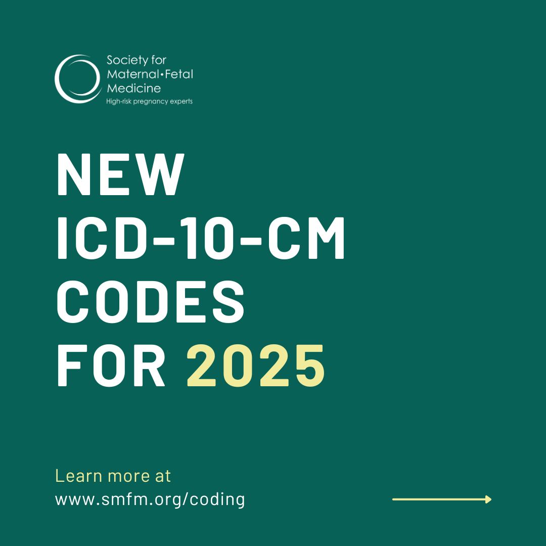 MySMFM's tweet image. Visit smfm.org/coding to learn about the new ICD-10-CM Codes for 2025. #PracticeManagement #BillingandCoding #ICD10CM