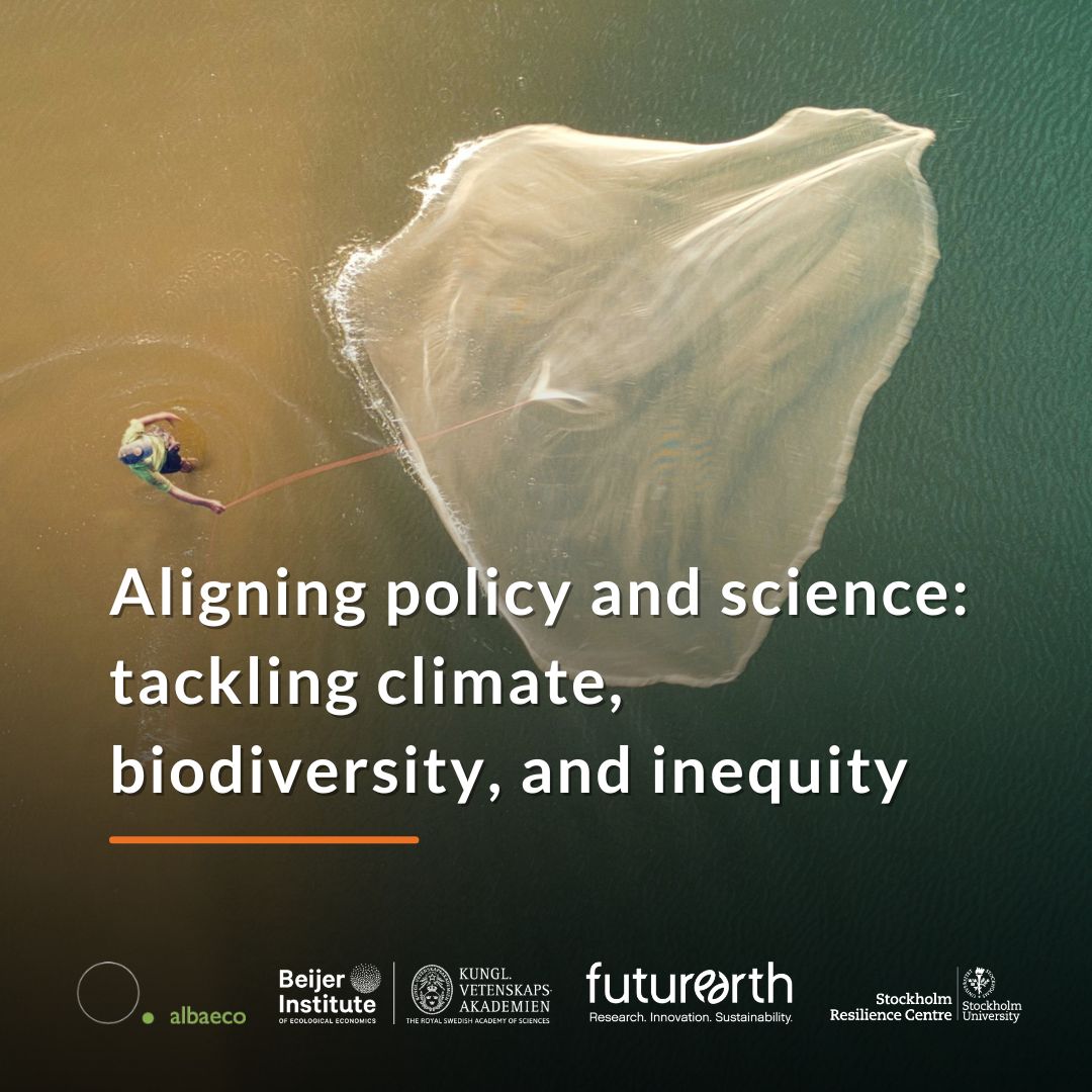 Stockholm Resilience Centre (@sthlmresilience) on Twitter photo Join us for a Stockholm Seminar on 24 October with <a href="/JaneLubchenco/">Jane Lubchenco</a>, exploring integrated solutions to climate change, biodiversity loss, and inequity.
📅 24 October | 🕑 11:00-12:00 CEST | 📍Royal Swedish Academy of Sciences.
Learn more: buff.ly/3UB1DGL Join us for a Stockholm Seminar on 24 October with <a href="/JaneLubchenco/">Jane Lubchenco</a>, exploring integrated solutions to climate change, biodiversity loss, and inequity.
📅 24 October | 🕑 11:00-12:00 CEST | 📍Royal Swedish Academy of Sciences.
Learn more: buff.ly/3UB1DGL
