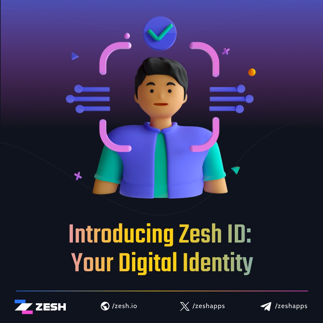 ZeshApps's tweet image. Introducing Zesh ID: Your Digital Identity

Managing multiple apps and profiles is cumbersome. Zesh ID unifies your NFT Profile, SBT achievements, Zesh Wallet, and connected socials. 

Seamlessly access our suite of AI-driven tools and apps with a single identity, simplifying…