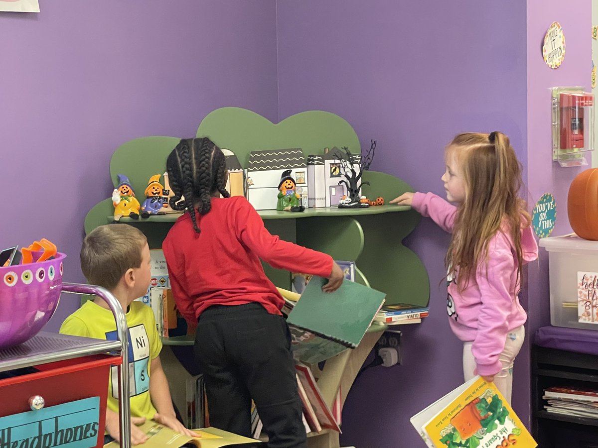 Miriam Bogdanova (@bogdanovamiriam) on Twitter photo So cute to see them checking out the <a href="/Novel_Effect/">Novel Effect 📚🎶</a> Boo-K Boulevard haunted house and finding the books we have read in the Tree Bookcase 🌳 📕 <a href="/KESIndians/">KempsvilleElementary</a> #kinderville 💜🧡💙 So cute to see them checking out the <a href="/Novel_Effect/">Novel Effect 📚🎶</a> Boo-K Boulevard haunted house and finding the books we have read in the Tree Bookcase 🌳 📕 <a href="/KESIndians/">KempsvilleElementary</a> #kinderville 💜🧡💙