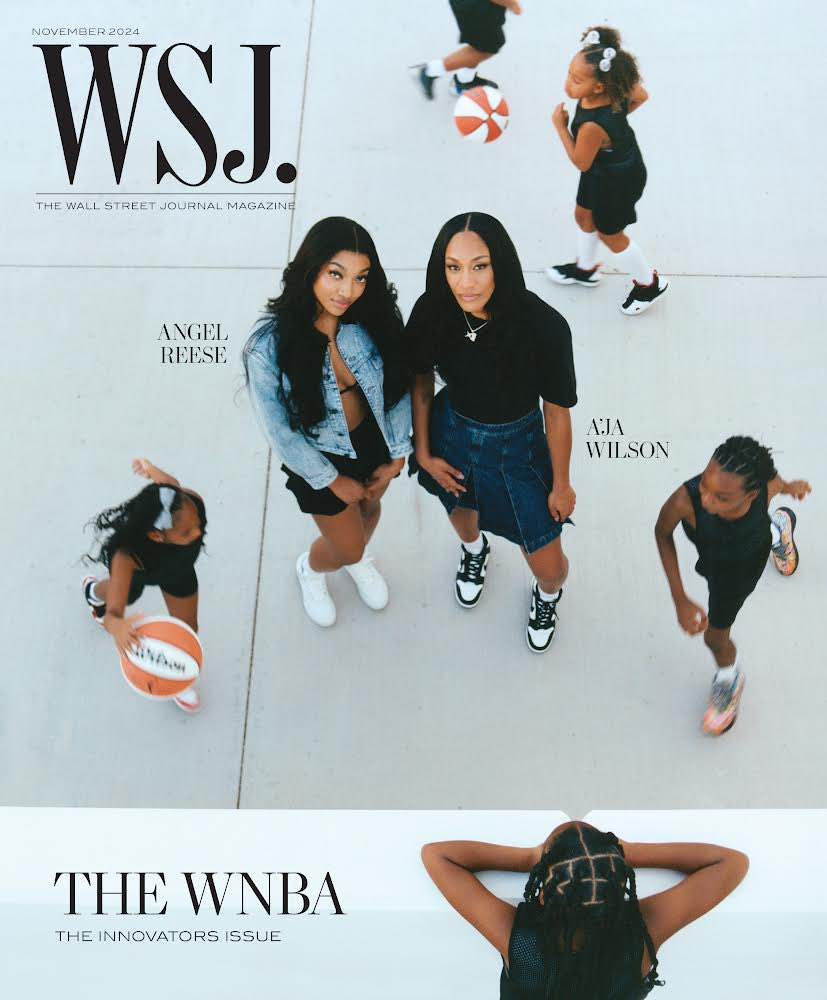 AnnieCostabile's tweet photo. The WNBA was selected for this year’s @WSJ Innovators Issue sports cover which feature’s three-time MVP A’ja Wilson and Angel Reese. https://t.co/snNowItsCX
