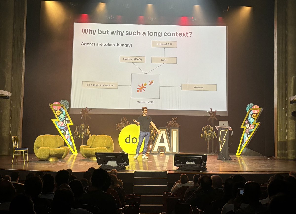 dotConferences's tweet image. Afternoon talks at @dotaiconf are still on with @PierreStock, Laure Seugé and Arthur Talpaert 🔍

#AI #dotAI2024 #Techconf