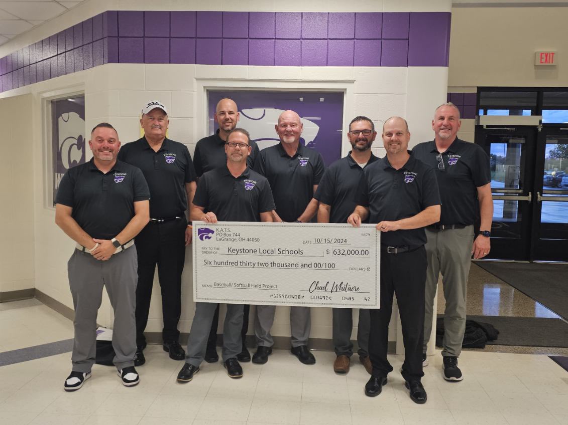 Heartfelt thanks to our amazing donors and KATS! Your generosity and commitment is serving a great impact on our softball and baseball programs. Forever grateful for your support! 💜 Here’s to our new home 💜 <a href="/KATSLaGrange/">K.A.T.S.</a>