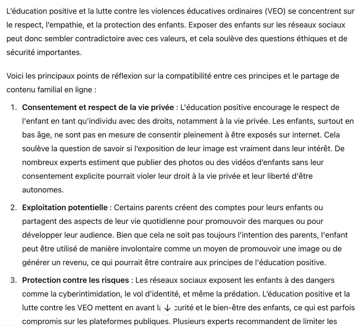 tulipe_bis's tweet photo. J'ai demandé à chatgpt si on pouvait etre contre les VEO et exposer ses enfants sur les réseaux sociaux (spoil : la réponse est non) #jnspj https://t.co/XT3ig6lEjZ