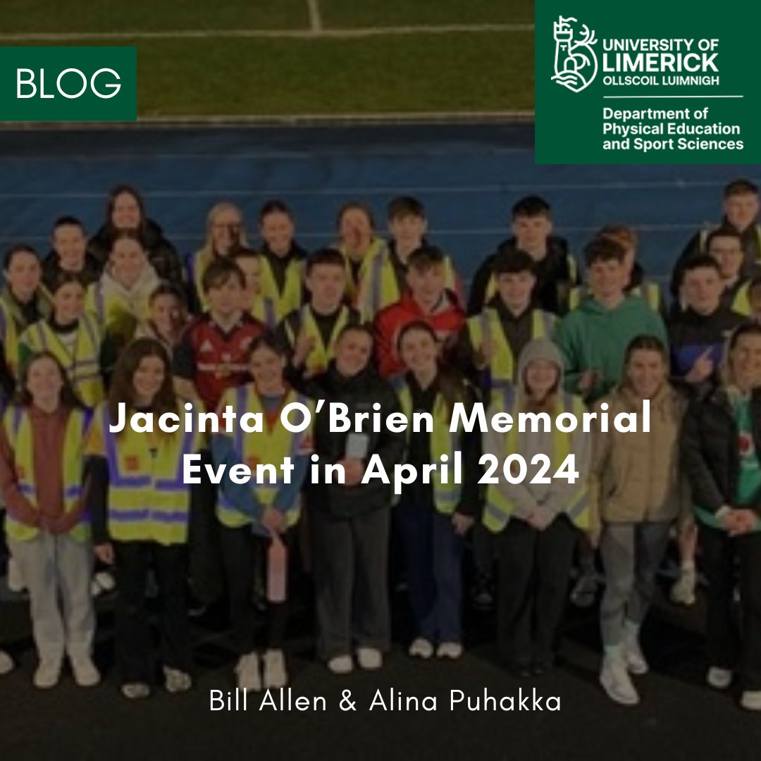 In today's blog students Bill Allen and Alina Puhakka discuss the Jacinta O'Brien Memorial Event in April 2024.

Read the blog ⬇️

pess.blog/2024/10/17/jac…

#PESSUL #Event #SportScience