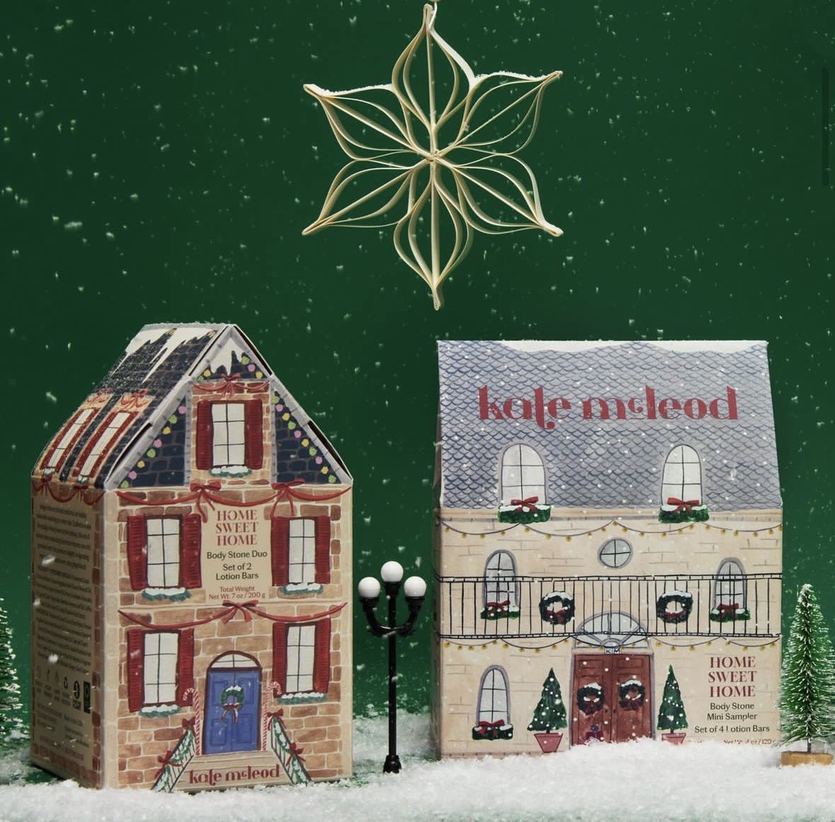 I love how these cute little gift boxes have turned out for @katemcleod new holiday collection. It’s so fun to see 2D illustration transform to 3D. Guess where I got the inspiration from for these little houses? 🏡 ✨🎄