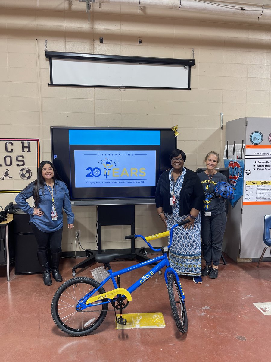 pamcgolden's tweet photo. @BlackES_AISD @nparedes2000 @A_Hart73 #AldineImpact Thank you Cycle Houston for coming and presenting our 2nd graders. They are excited and ready for the task. https://t.co/5sTnWvbGpq