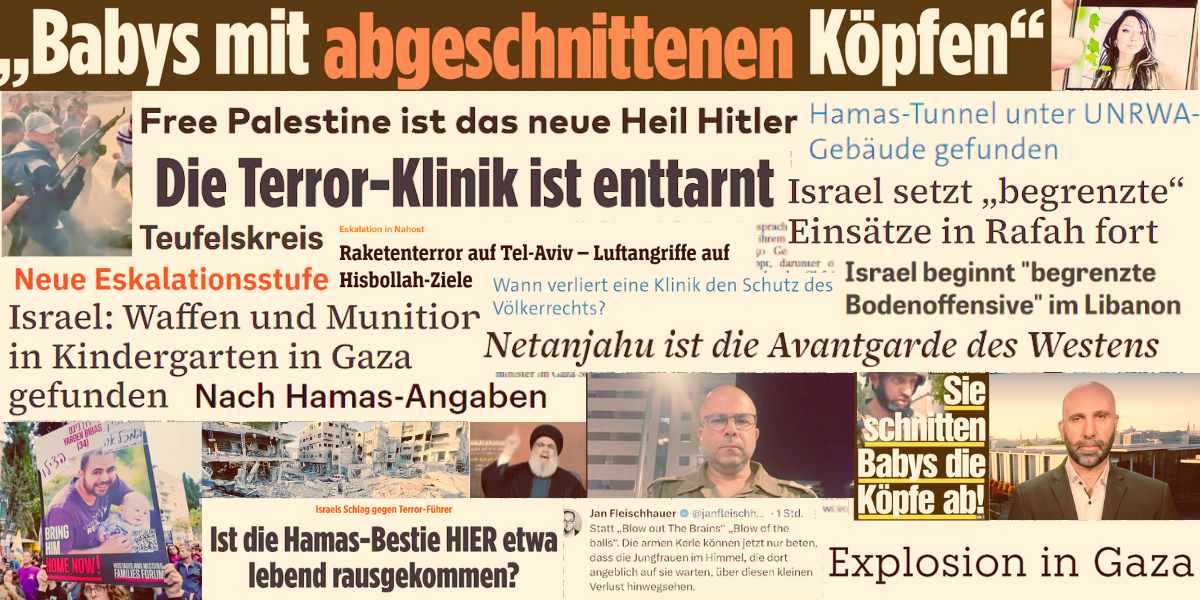 goldi's tweet photo. Ich habe einen sehr sehr langen und sehr sehr kritischen Text zu einem Jahr deutsche Berichterstattung über den Krieg in Nahost geschrieben. Freue mich, wenn ihr ihn lest, teilt und mir sagt, was ihr davon haltet. https://t.co/PeyMP0j7aO https://t.co/SRNz06WPAg