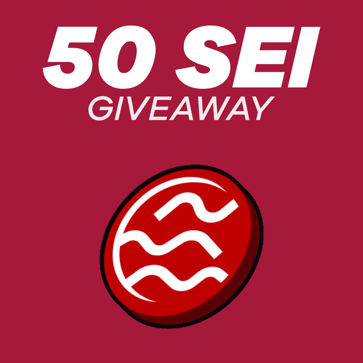 mauricedefi's tweet photo. 🔴𝗦𝗲𝗶 𝗚𝗶𝘃𝗲𝗮𝘄𝗮𝘆🔴

50 $SEI Tᴏᴋᴇɴs 

To participate: 
• Follow @Anastasia_Olif + @mauricedefi
• Like + Retweet
• Tag a friend

 Wɪɴɴᴇʀs(𝟤) ᴀɴɴᴏᴜɴᴄᴇᴅ ɪɴ 48 ʜᴏᴜʀs ⏰ https://t.co/caeZS73AeX