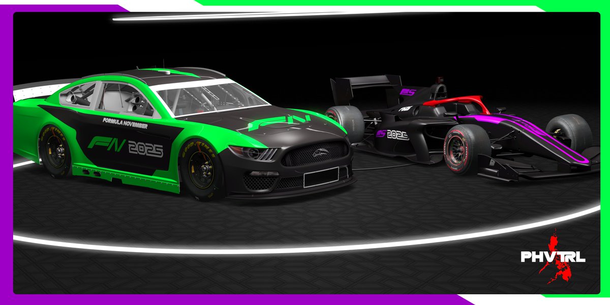 Official_PHVTRL's tweet photo. Are you ready the 2025 Season? Here are the first two peeks at the divisions for the Formula November and Sierra cars! We will be opening registrations soon! Stick around and find out!
#RacingVtuber #FN25 #FS25 #Vtuber #PHVTRL https://t.co/oRa46Fo4la