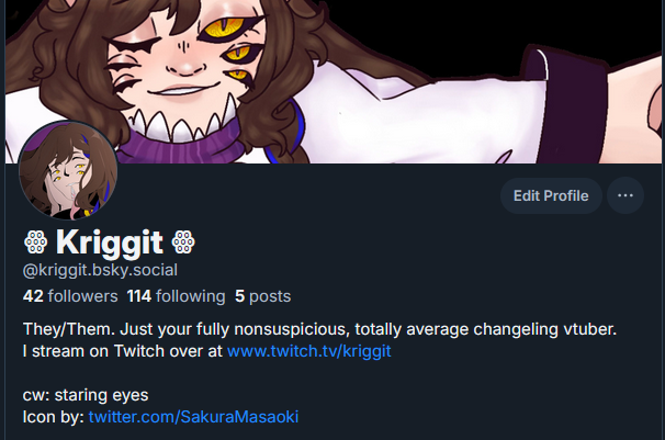 kriggit's tweet photo. Gonna hope that the move sticks this time because wwwwow this site sure has made some decisions.
Will try to post more updates to🦋, 🇹 for shitpost and aesthetic reblogs. https://t.co/JyHPYSYSNV