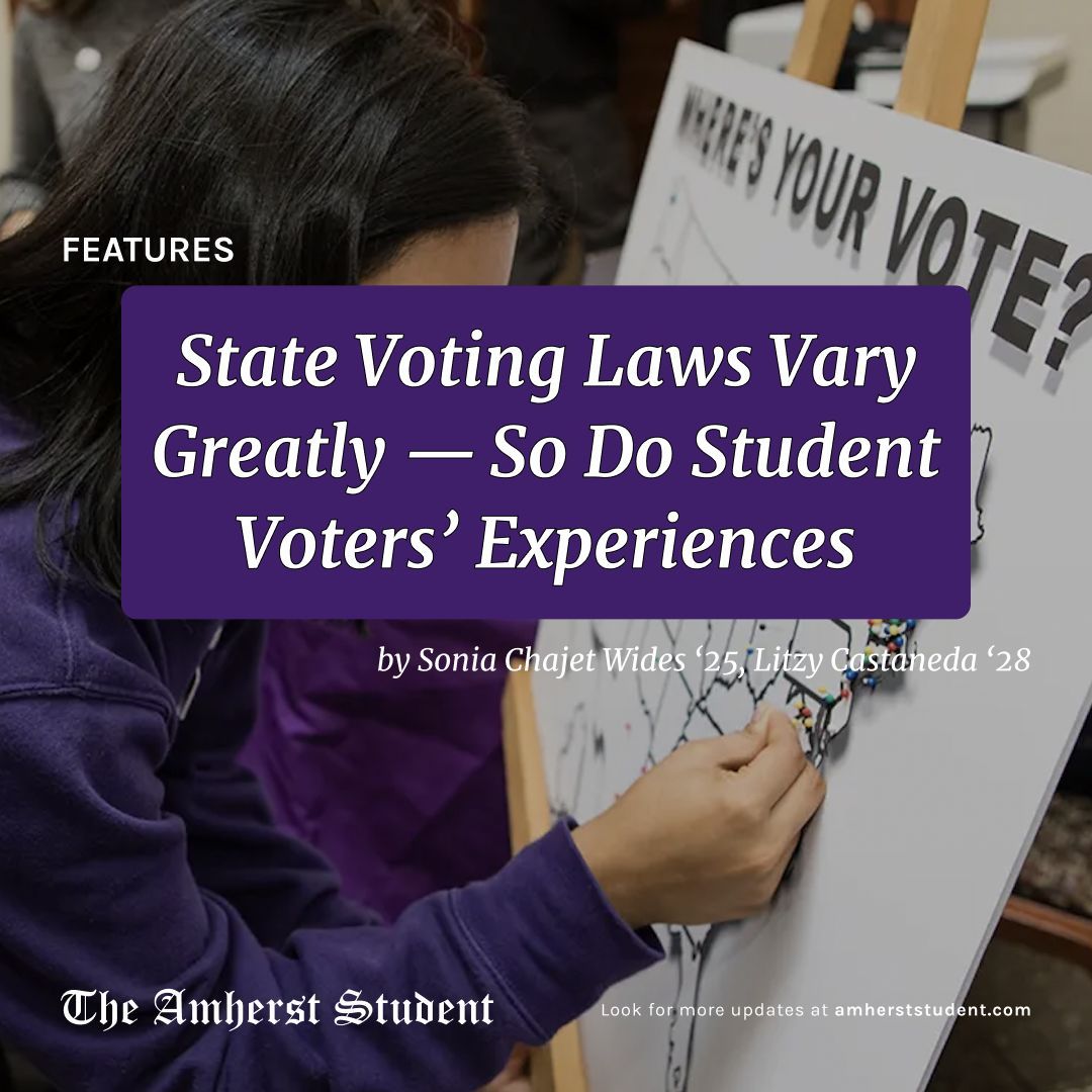 With just 20 days until the 2024 presidential election, differences in state voting laws have led to widely varying experiences for student voters on campus — most of whom vote by mail.

✍️ Sonia Chajet Wides '25 and Litzy Castaneda ’28
🔗 buff.ly/4eYw5Cs