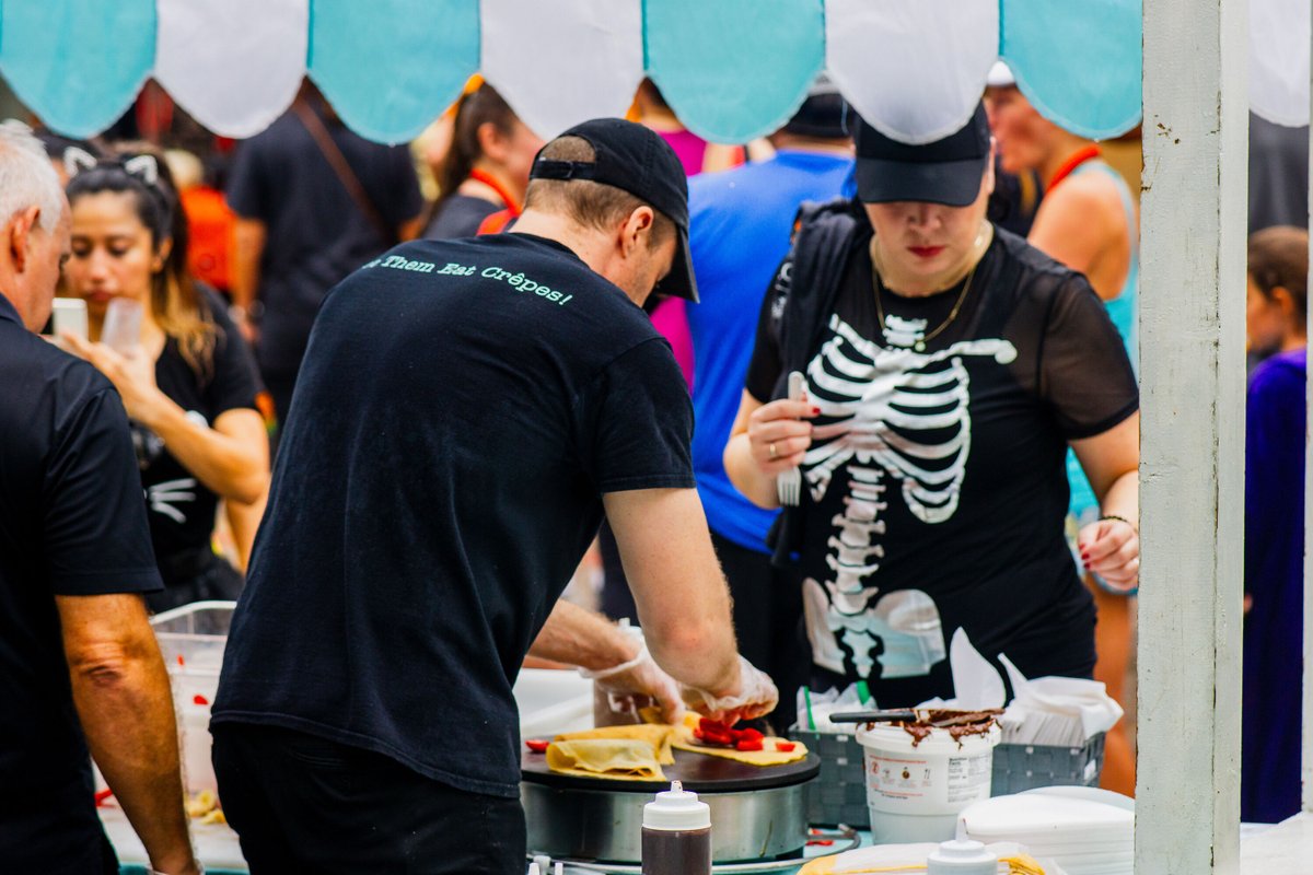 culinariasa's tweet photo. 🎃👟 Join the HalloWine 5k &amp; 10k Run! 👟🎃

One of the best ways to refuel after completing your run is with crepes from Sweet Paris! They're back this year, serving up all their sweet creations to our amazing runners.

📍 The Shops at La Cantera
15900 La Cantera Pkwy (The Falls https://t.co/fF1TcS0C0z