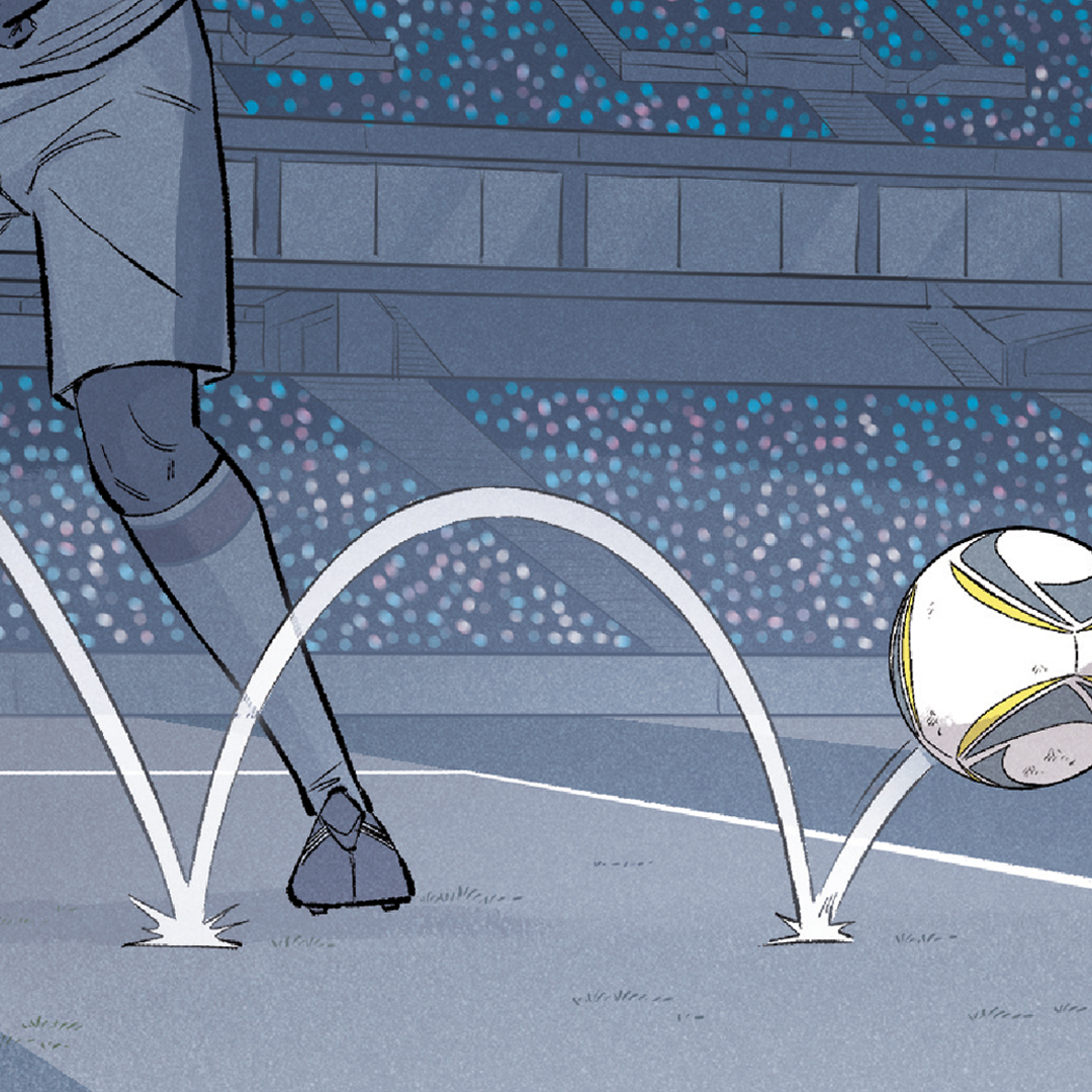 EditionsDupuis's tweet photo. Louca est enfin remonté sur le terrain, mais il semble toujours aussi maladroit... Parviendra-t-il malgré tout à sauver son équipe ? ⚽️

➡️ « Louca » Tome 11, par Bruno Dequier – disponible au rayon BD
➡️ Feuilleter la BD : https://t.co/vldao9WvAO https://t.co/gM0zP5LHO7