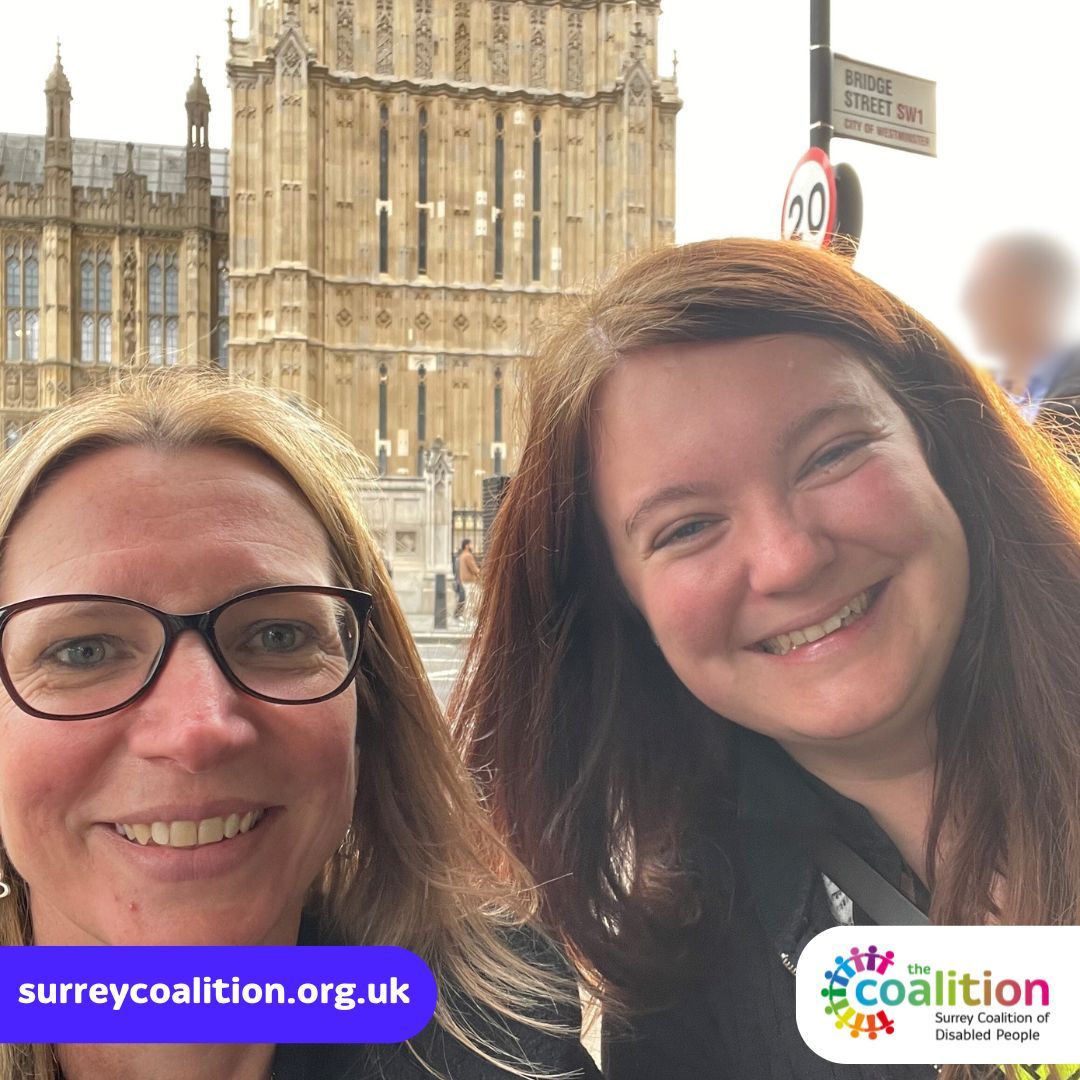 SurreyCoalition's tweet photo. It's been a busy week at The Coalition, with a trip to Number 10 Downing Street and the House of Commons with the National Federation of the Blind UK for the floating bus stops campaign. Telling the government about how dangerous floating bus stops are. 

@NFBUK #FloatingBusStops https://t.co/2PcugnO3bb