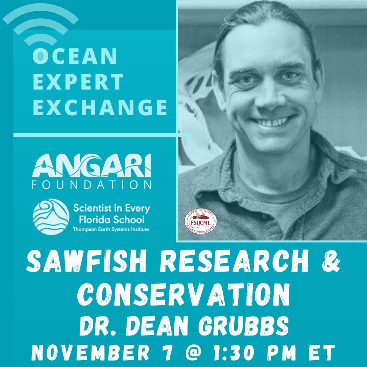 Celebrate #InternationalSawfishDay with us by registering for our live #OceanExpertExchange webinar w/ @UFEarthSystems &amp; Dr. Dean Grubbs <a href="/FSUMarineLab/">FSU Coastal & Marine Lab</a> who will share his research on critically endangered smalltooth #sawfish. You won't want to miss it!

➡️ hubs.ly/Q02TPngf0
