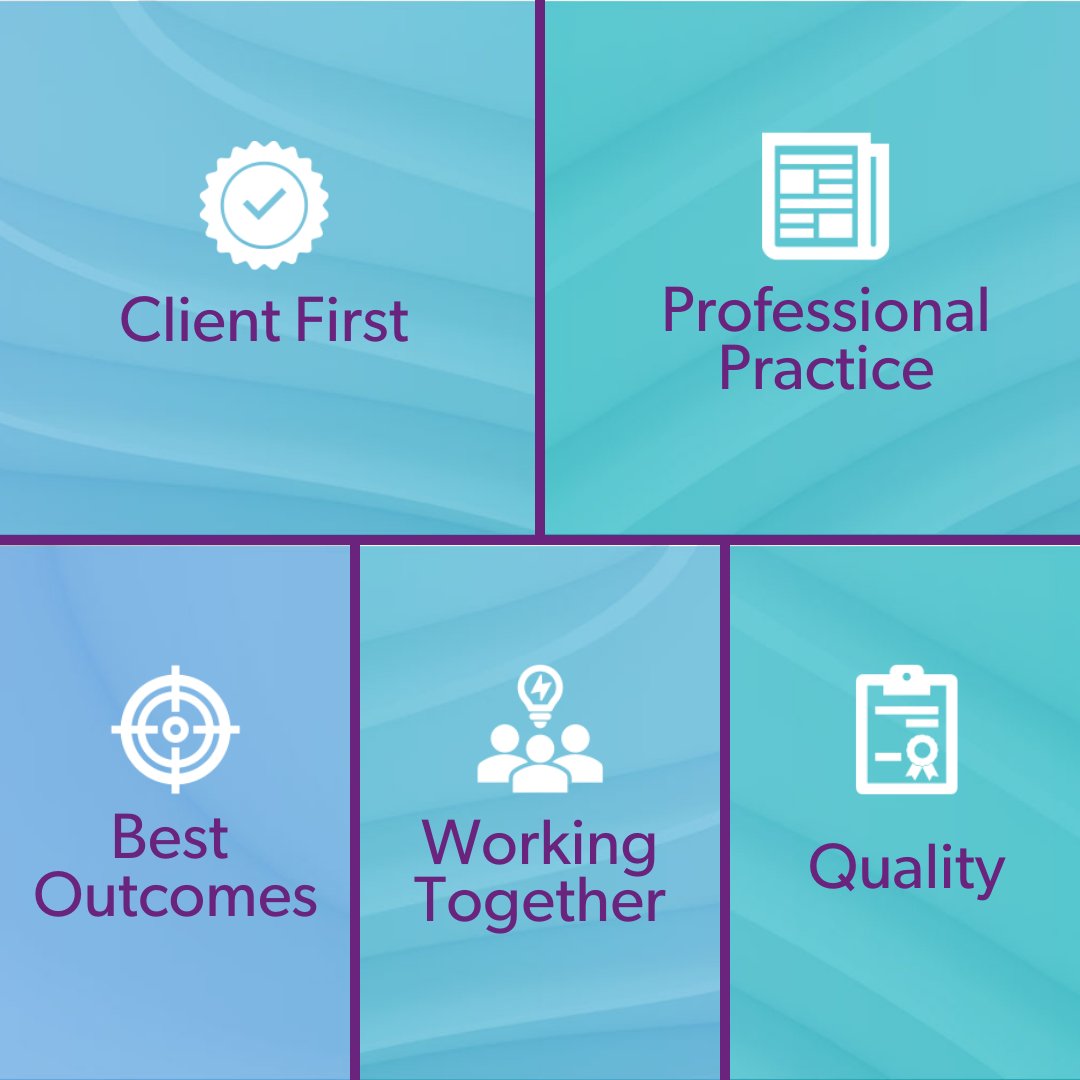 It's #WorldValuesDay!  

Our values are at the heart of everything: 💜 Client First 💜 Professional Practice 💜 Working Together 💜 Best Outcomes 💜 Quality 

We’re committed to delivering the best care for our clients every day. 

#CompanyValues