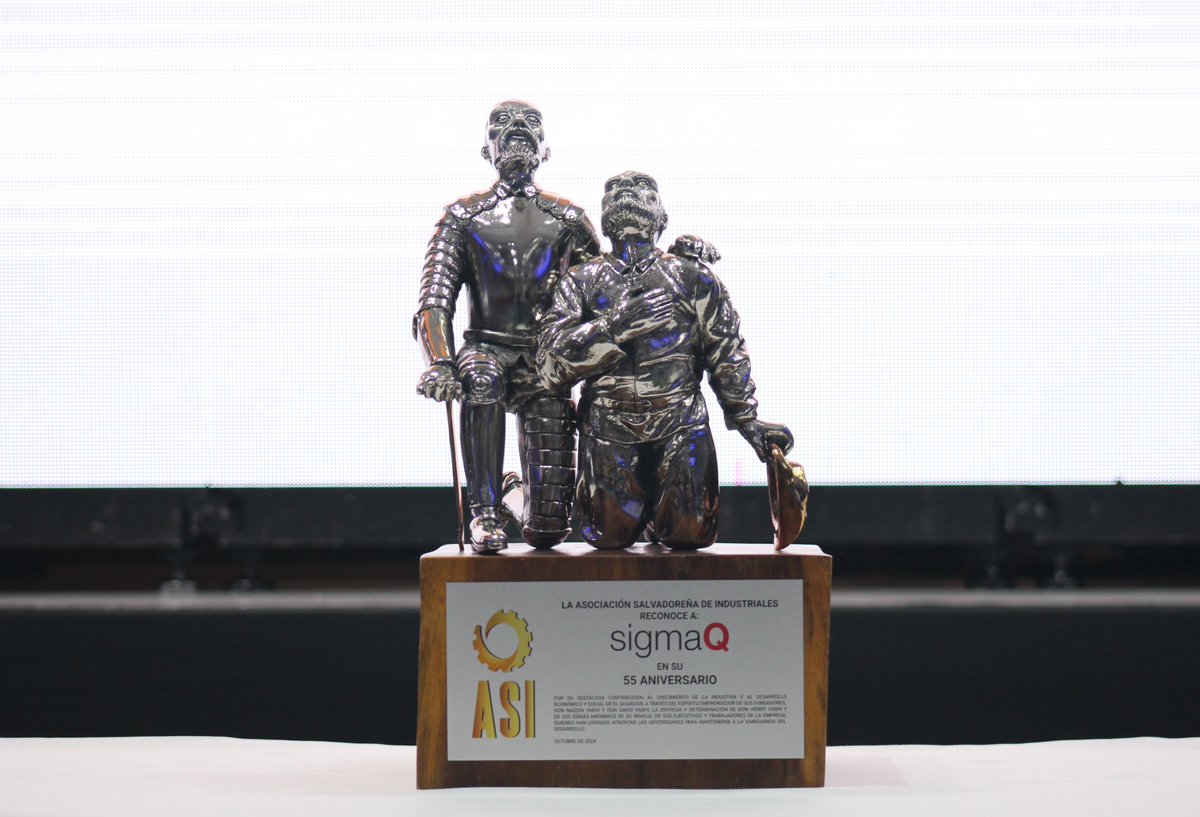 Reconocimiento El Quijote | Con más de cinco décadas en la industria de empaques, @SigmaQ ha consolidado su liderazgo en Latinoamérica, demostrando un firme compromiso con la  innovación, el desarrollo sostenible y el bienestar de las comunidades donde opera.
#ElQuijote