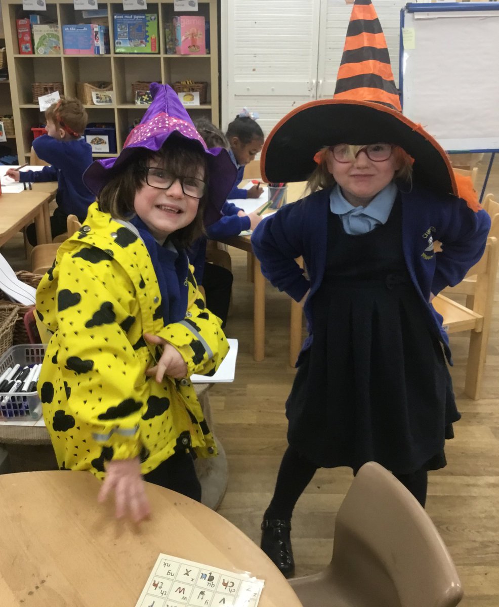 Christletonpri's tweet image. Reception have loved acting out Room on a Broom, pumpkin painting, making magical potions and playing in Mr Baker’s bakery this week. #cpseyfs #cpsmaths #cpsscience #cpswriting #cpsreading  #cpsart
