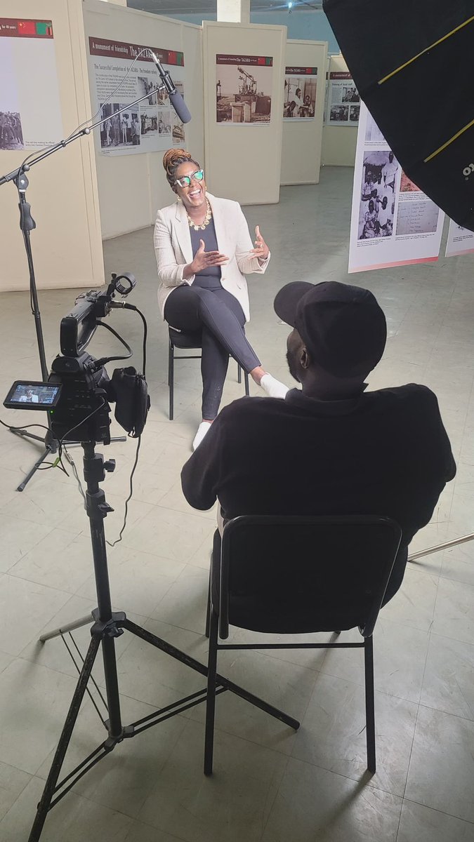 monicamusonda's tweet photo. Until lions learn to write, stories will always glorify the hunter. Thank you @FirstZambian for doing this documentary on #Zambia at 60. Great to listen to @Chipokota speak about her vision for #Zambia &amp; how we should be proud of how far we have come. Setting was Lusaka Museum. https://t.co/8X9ohFjGZx
