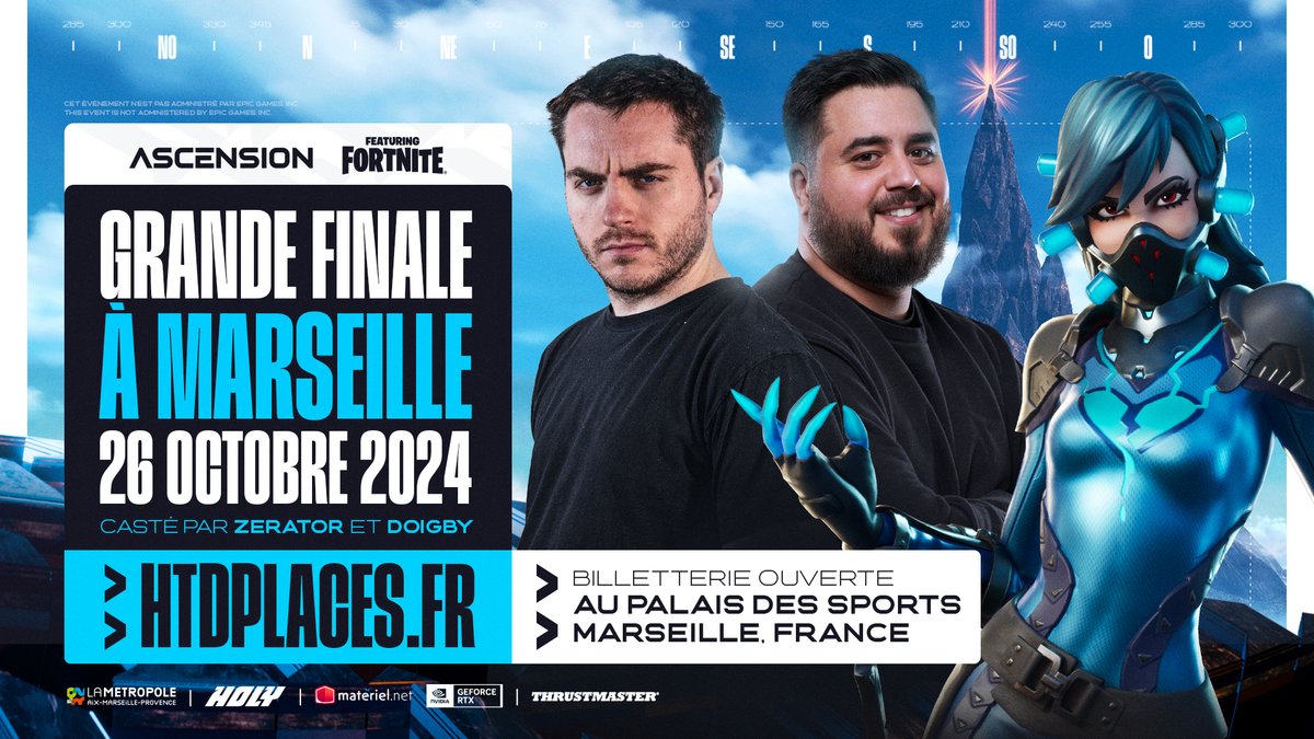 A vos bloc-notes, agendas, Google Calendar, post-its, ardoises et toutes autres méthodes pour (re)noter la date de la Finale de l'#AscensionTN :

                             🗓️Samedi 26 octobre

Des places sont toujours en vente 🔽 htdplaces.fr